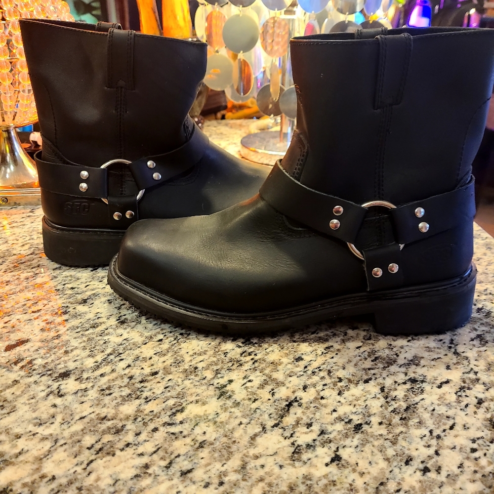 Sz 11 Mens Shoes For Crews Steel Toe Work Boots